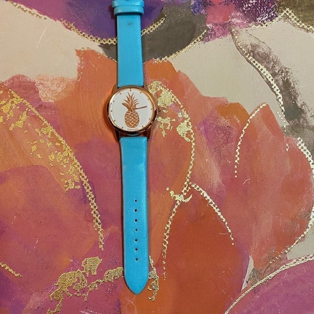 Paphitak straps Quartz watch , pineapple pattern - Picture 6 of 9